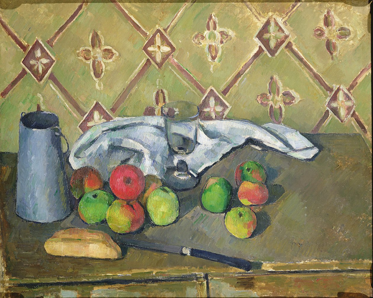 Frukt-, serviett- og melkekanne, ca. 1879-82 av Paul Cézanne