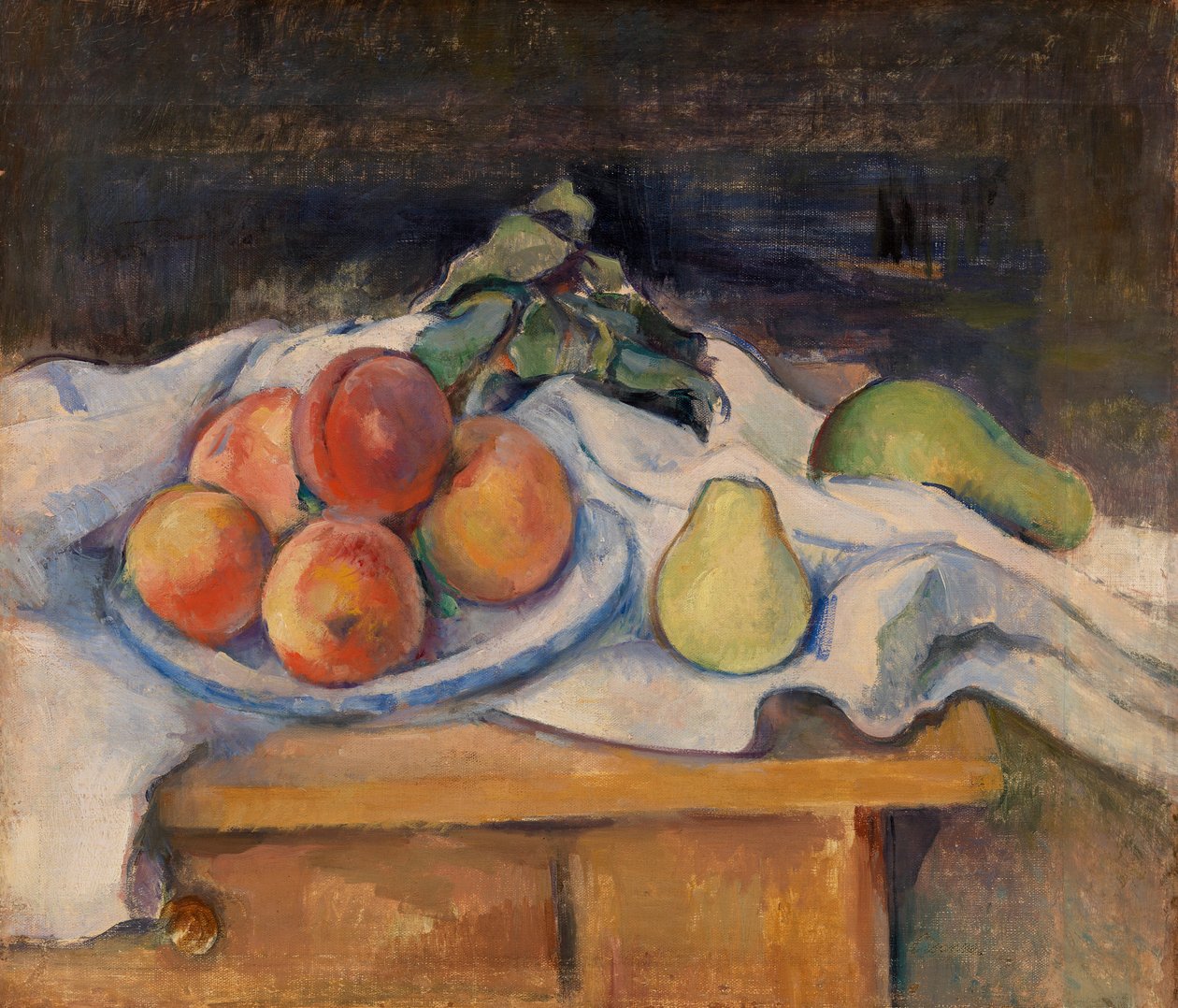 Frukt på et bord, 1890-93 av Paul Cézanne