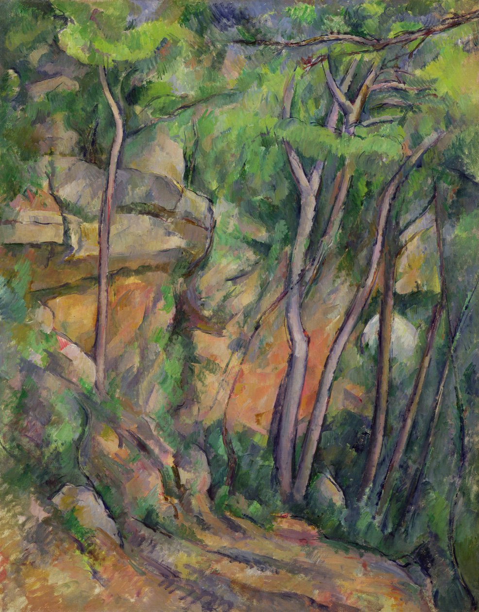 I parken Chateau Noir, ca. 1896-99 av Paul Cézanne