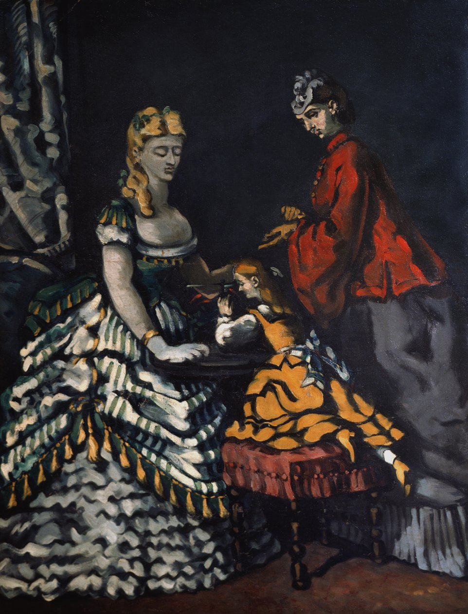 Interiørscene av Paul Cézanne