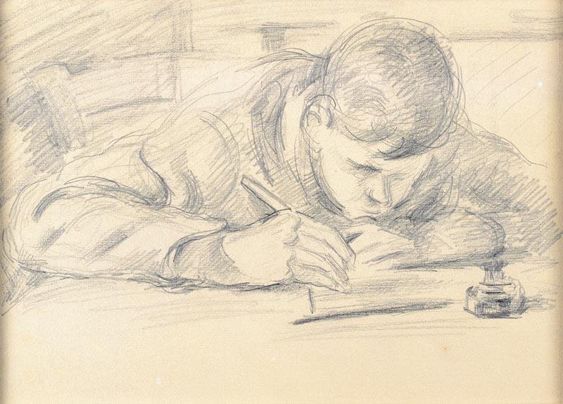 Kunstnerens sønn av Paul Cézanne