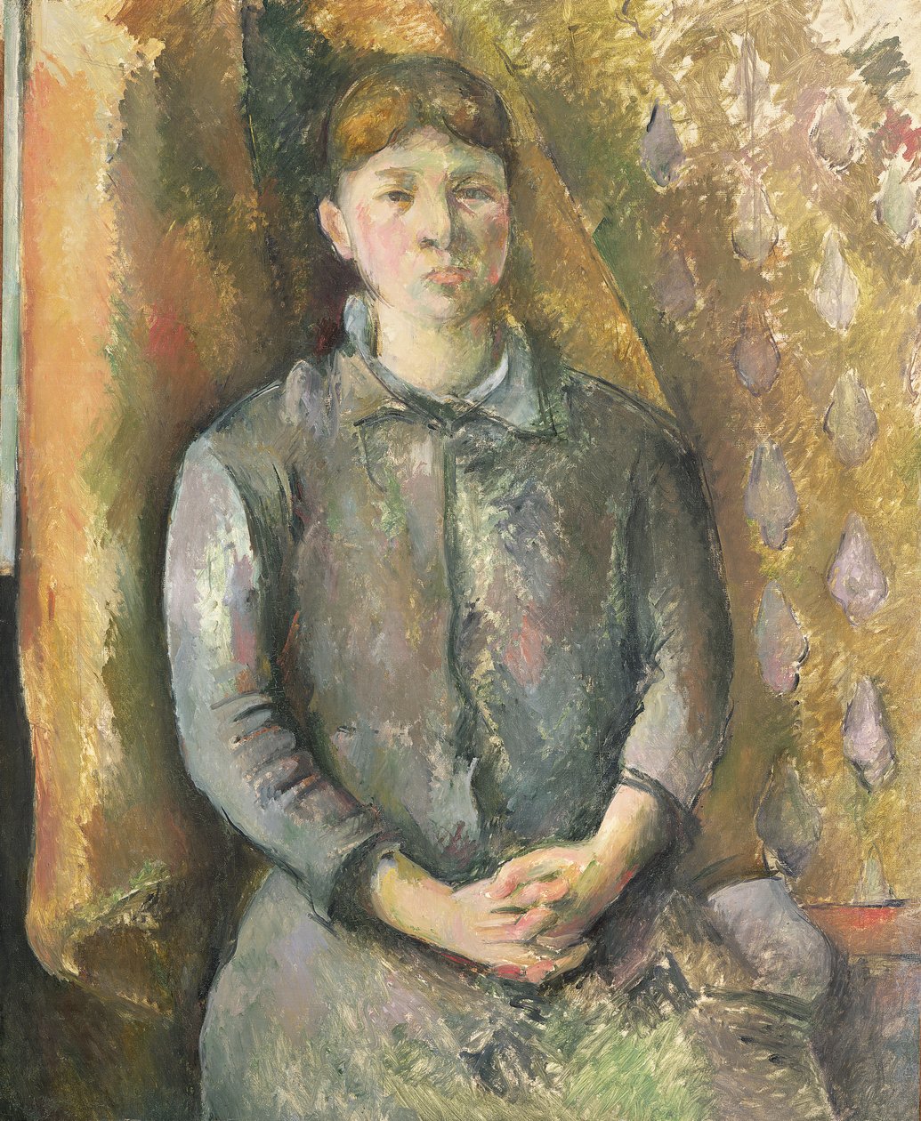 Madame Cezanne, ca. 1886 av Paul Cézanne
