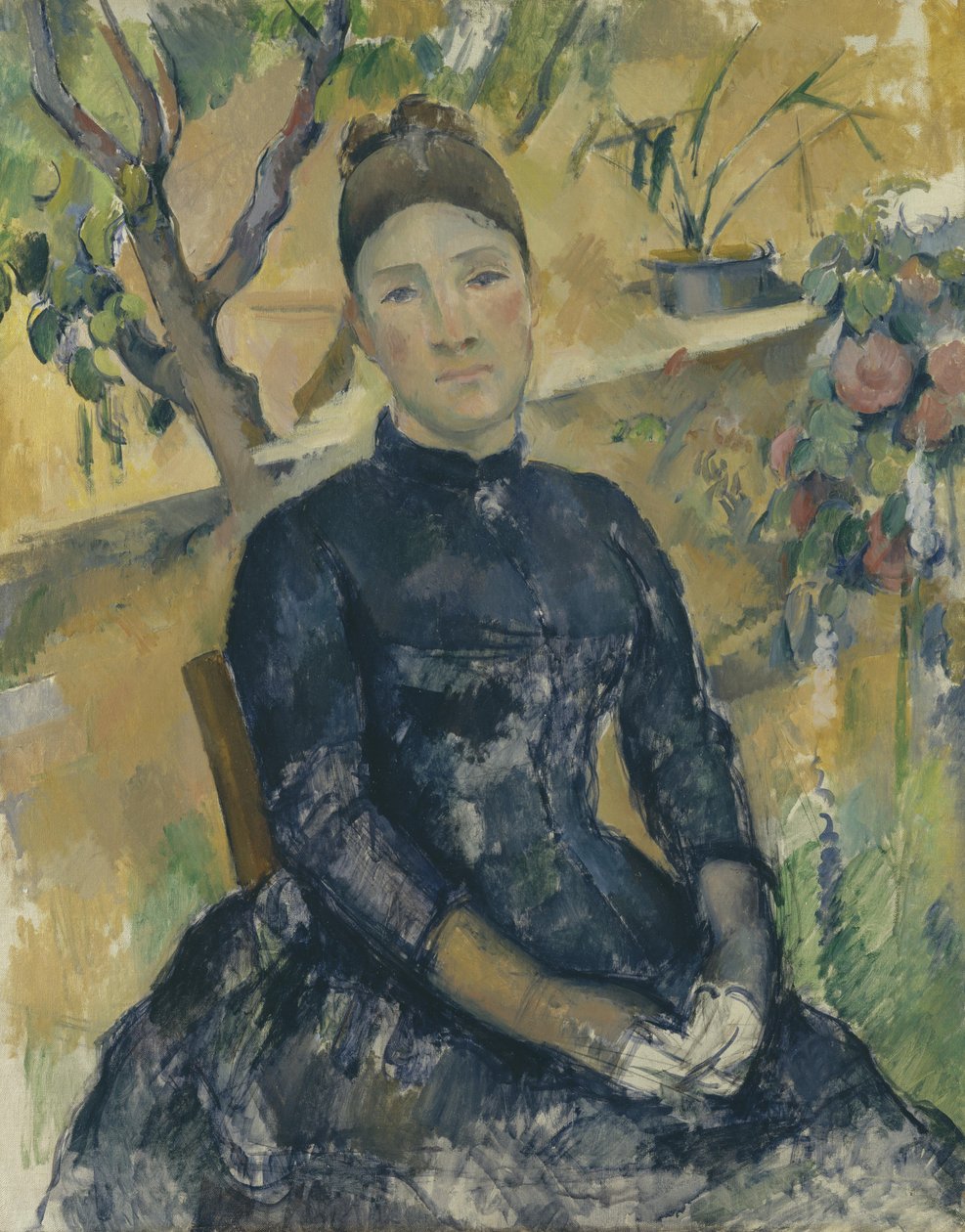 Madame Cézanne av Paul Cézanne