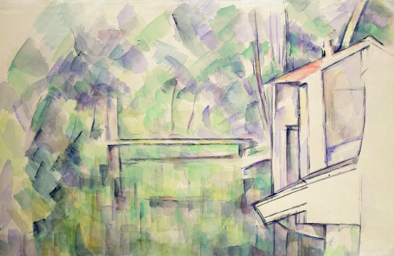 Mill on the River, 1900 av Paul Cézanne