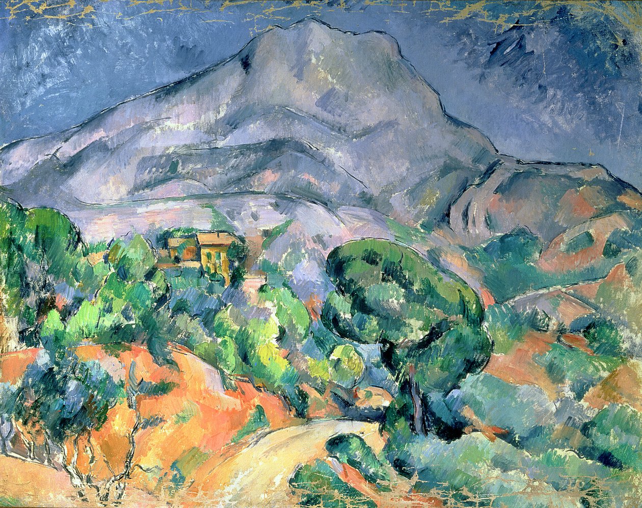 Mont Sainte-Victoire, 1900 av Paul Cézanne