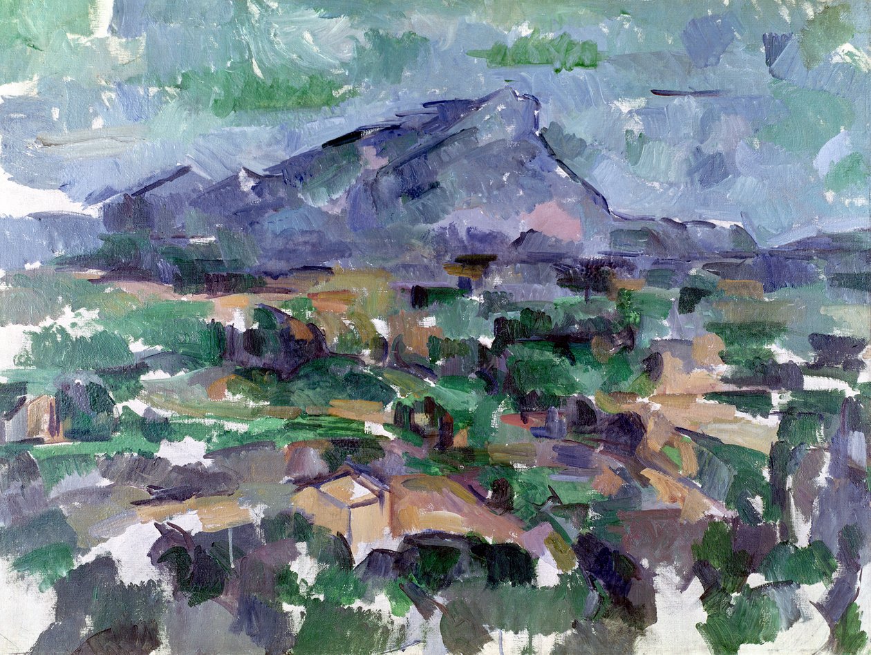 Sainte-Victoire-fjellet, 1904-06 av Paul Cézanne