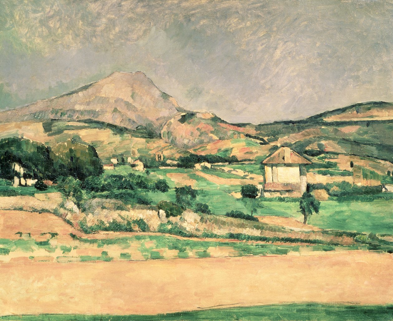 Sainte-Victoire-fjellet, ca. 1882-85 av Paul Cézanne