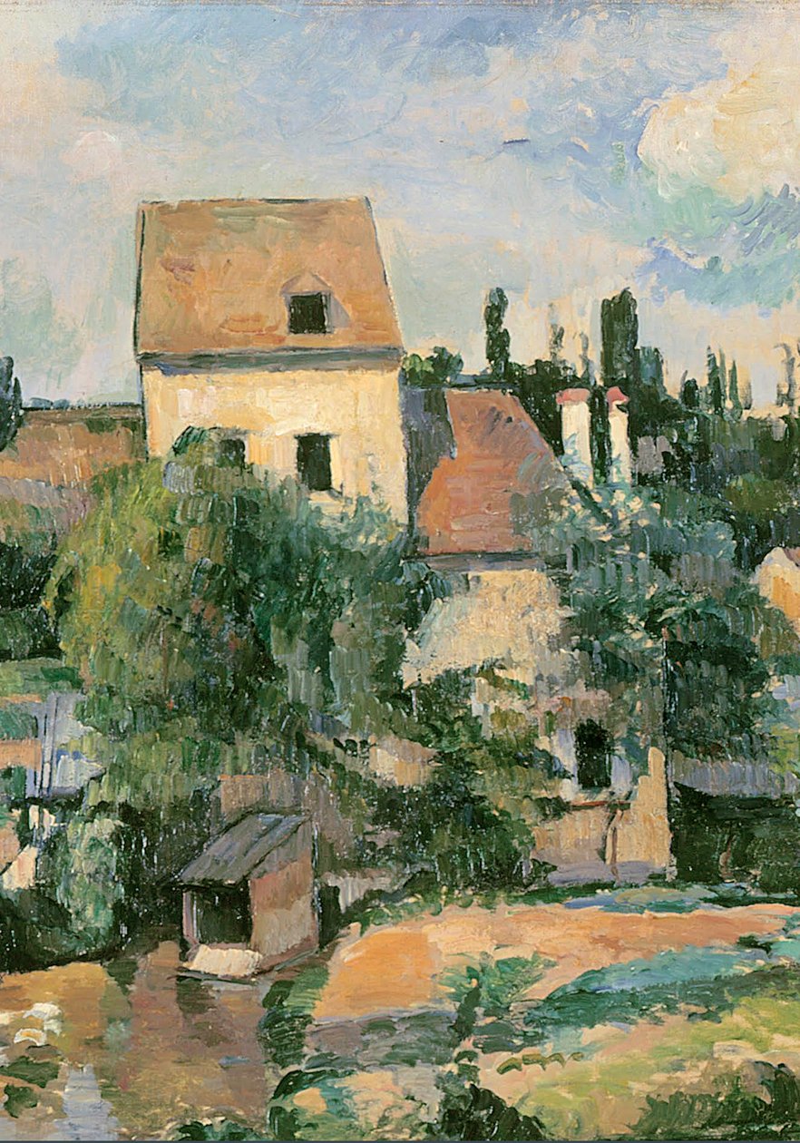 Moulin de la Couleuvre ved Pontoise, 1881 (detalj av 1109269) av Paul Cézanne