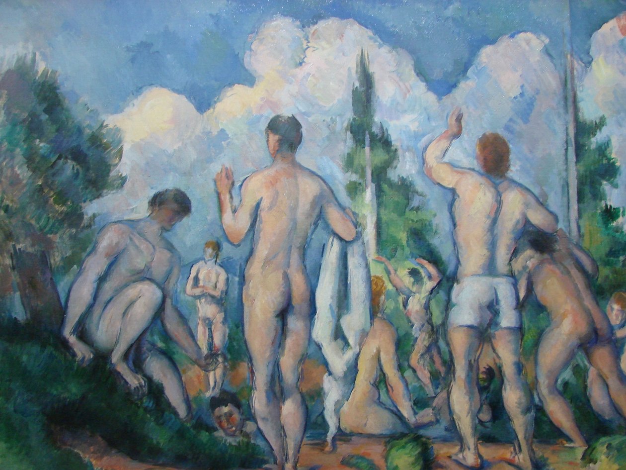 Utstilt maleri av Paul Cézanne