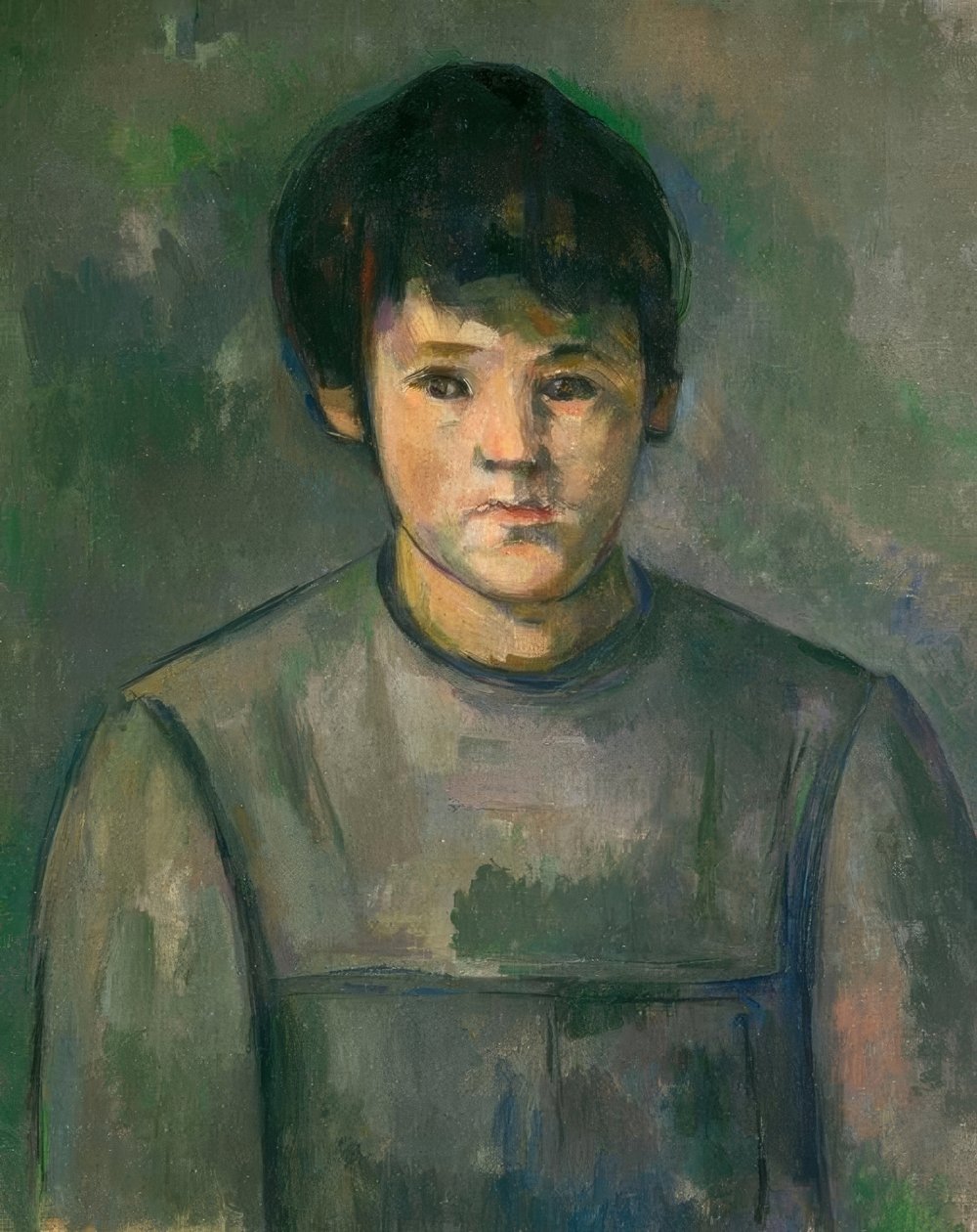 Portrett av en liten jente av Paul Cézanne