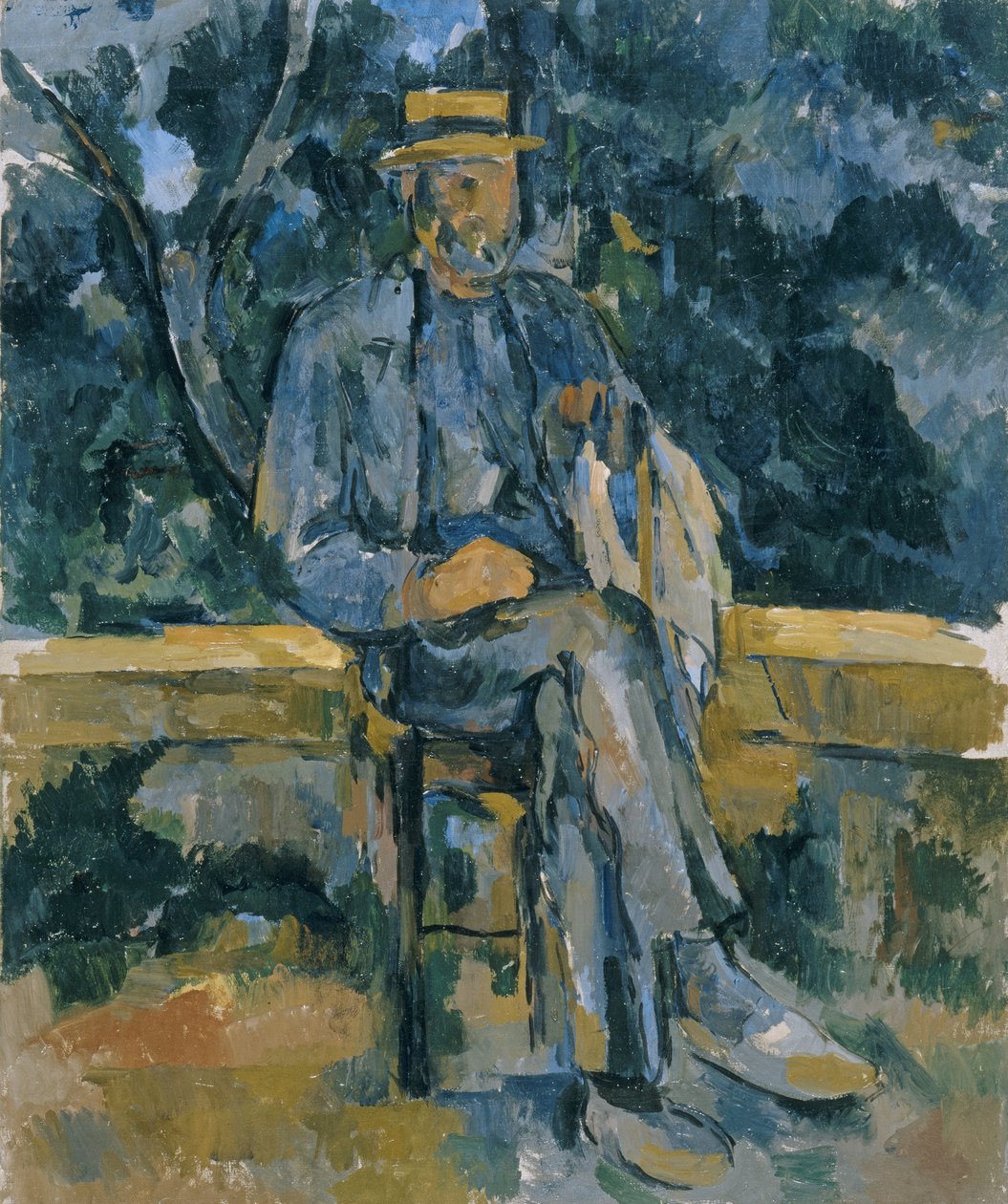 Portrett av en bonde av Paul Cézanne