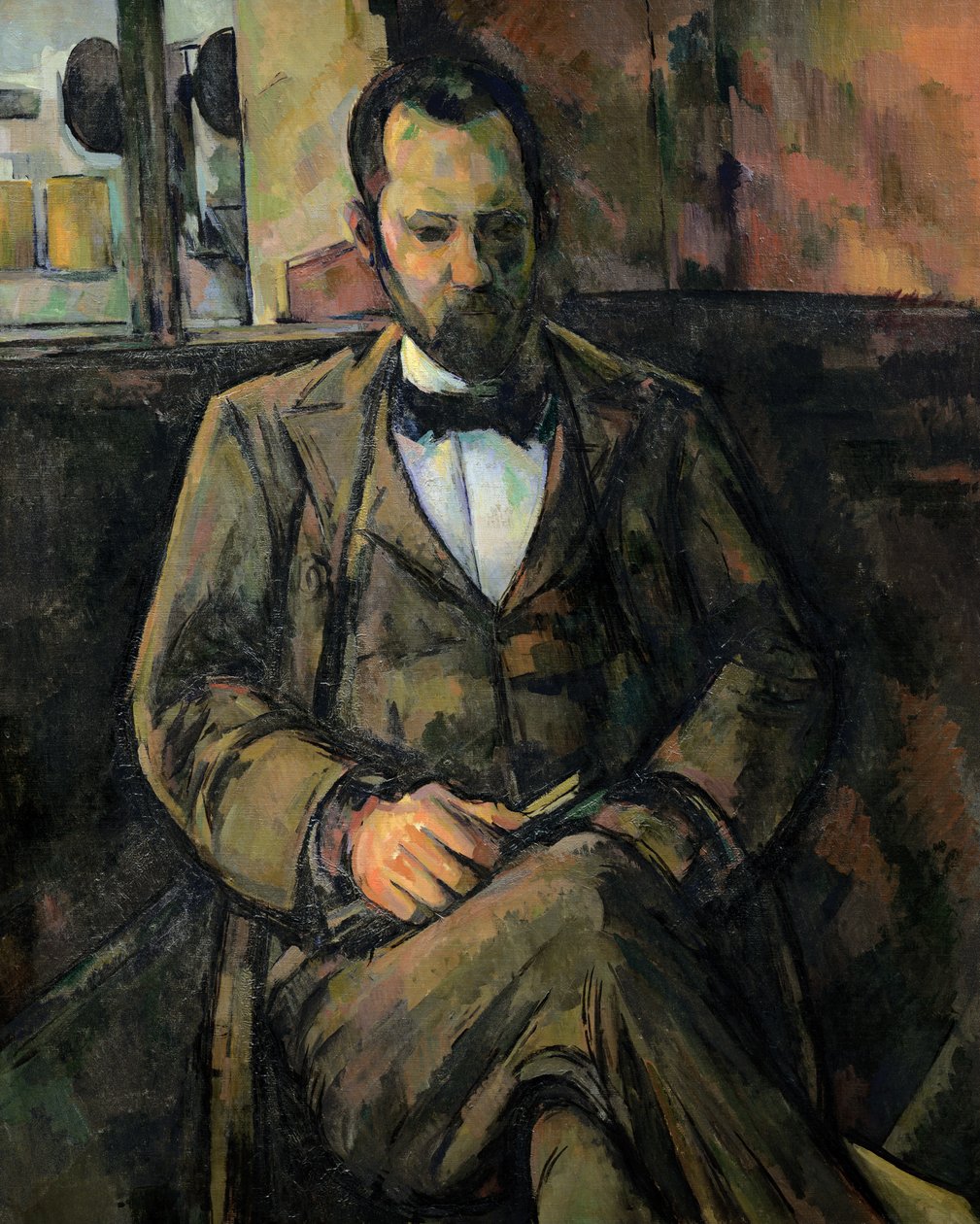 Portrett av Ambroise Vollard, 1899 av Paul Cézanne
