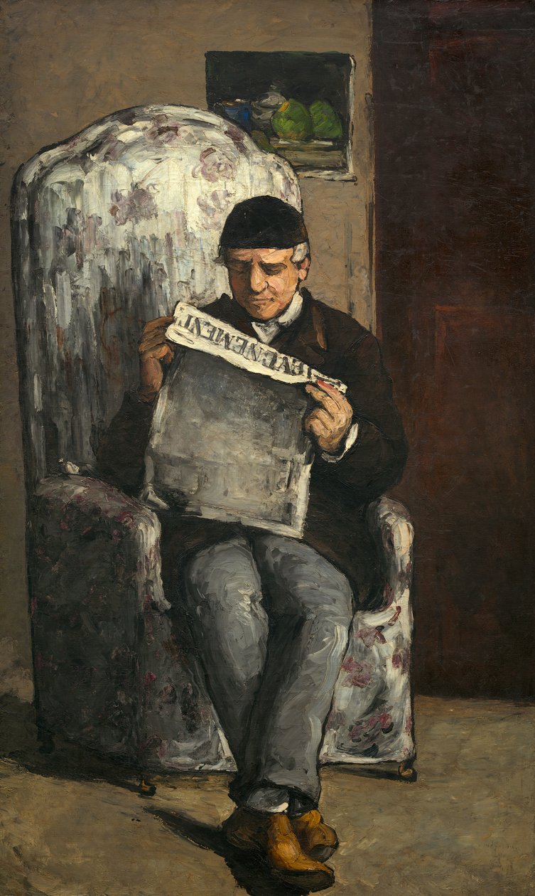 Portrett av Louis-Auguste Cézanne av Paul Cézanne