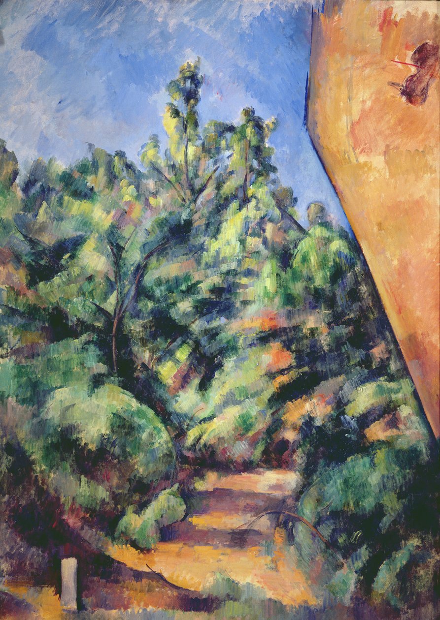 Red rock, ca. 1895 (se også 287557) av Paul Cézanne