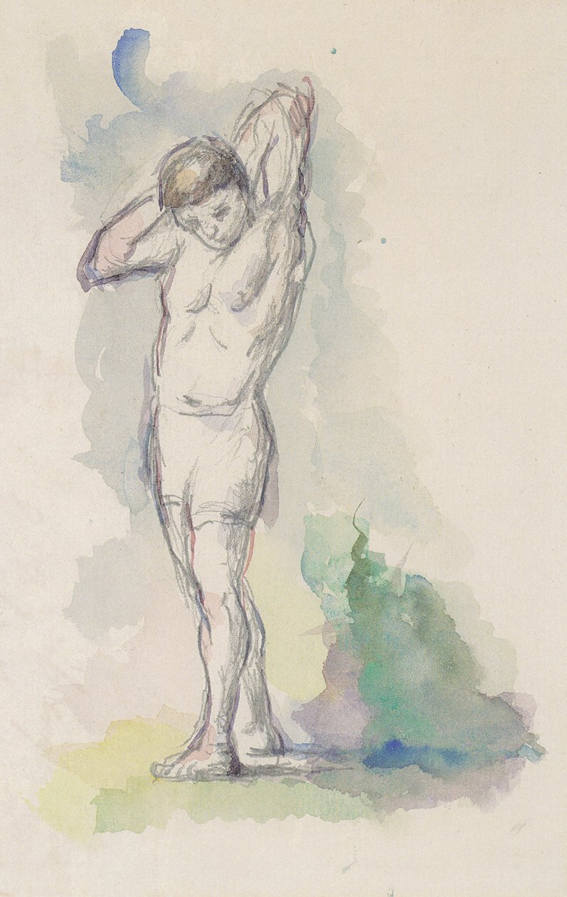 Stående bader av Paul Cézanne
