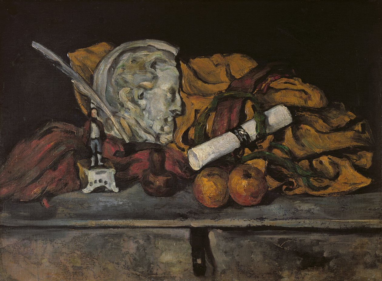 Stilleben av kunstnerens tilbehør, 1872 av Paul Cézanne