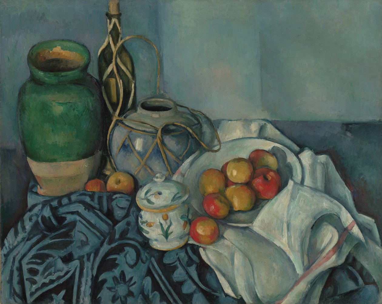 Stilleben med epler av Paul Cézanne
