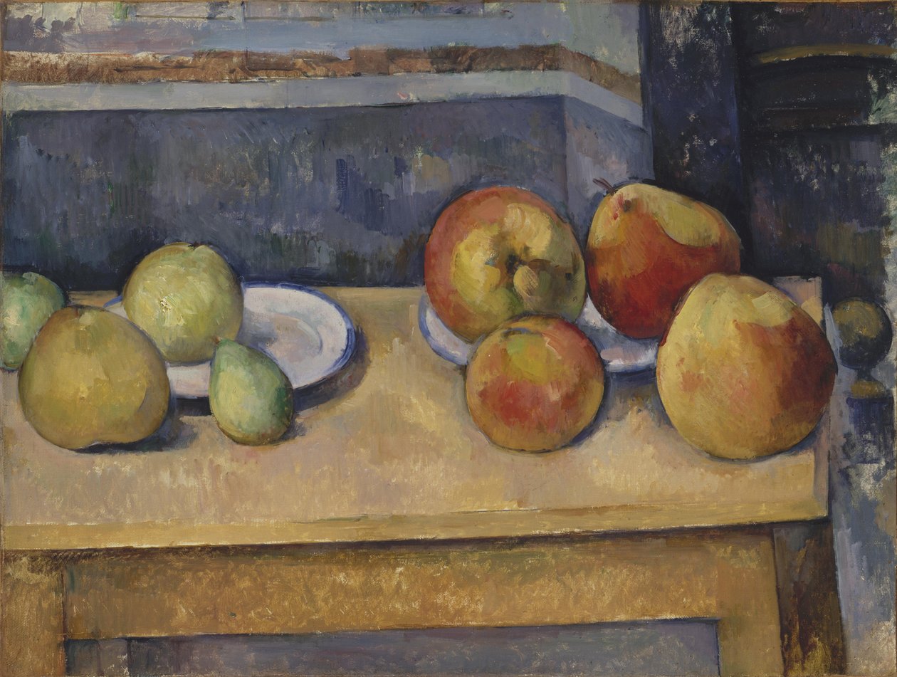 Stilleben med epler og pærer av Paul Cézanne