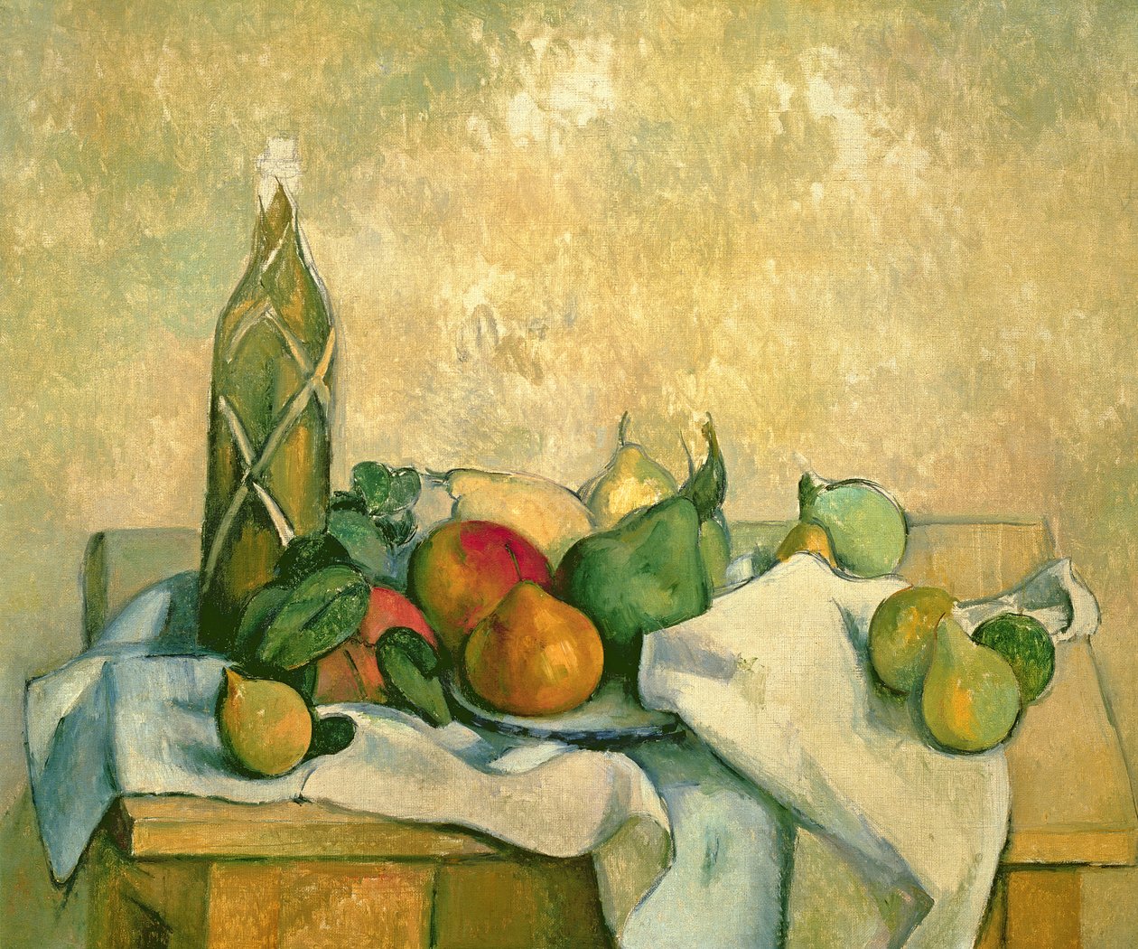 Stilleben med en flaske likør, 1888-90 av Paul Cézanne