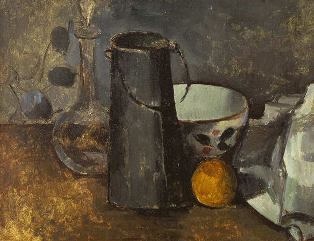 Stilleben med karaffel av Paul Cézanne