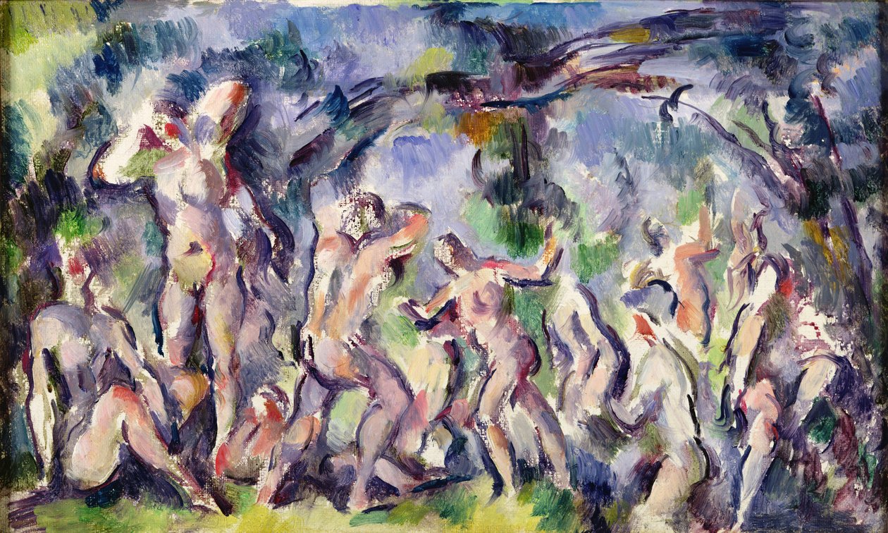 Studie av badende, ca. 1900-06 av Paul Cézanne