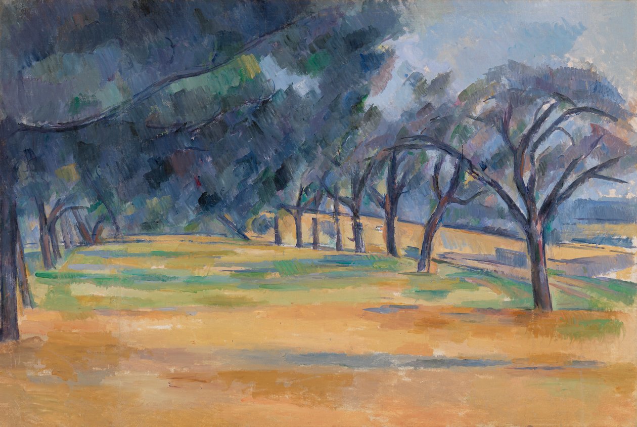 The Allee at Marines, 1898 av Paul Cézanne