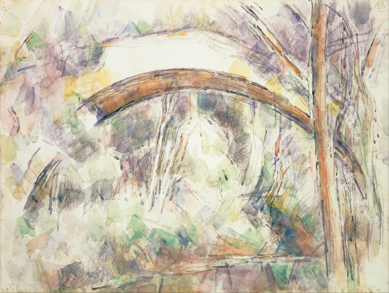 Broen av Trois-Sautets av Paul Cézanne
