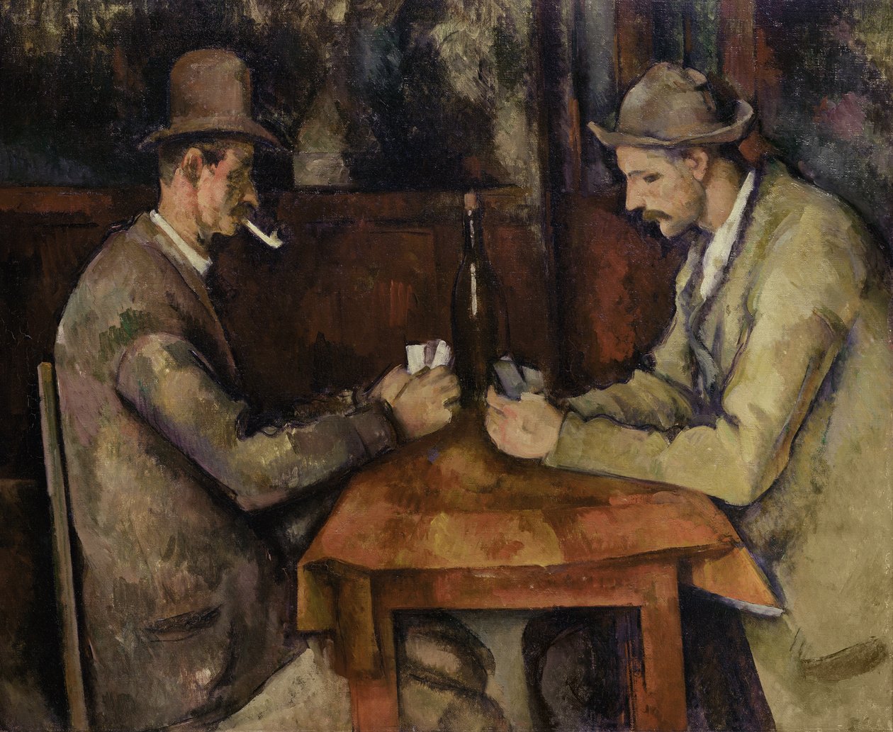 Kortspillerne, 1893-96 av Paul Cézanne