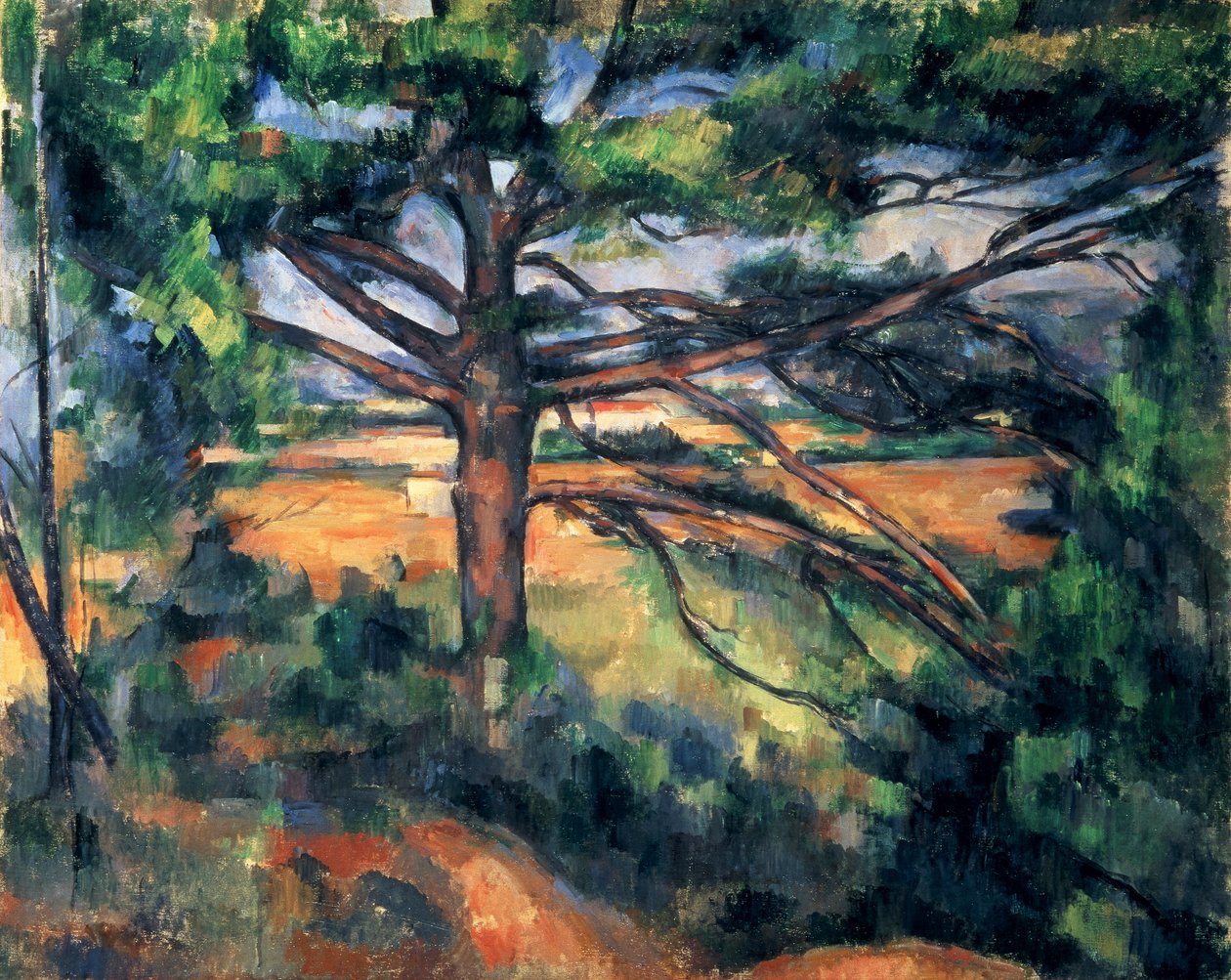 Den store furu, 1895-97 av Paul Cézanne