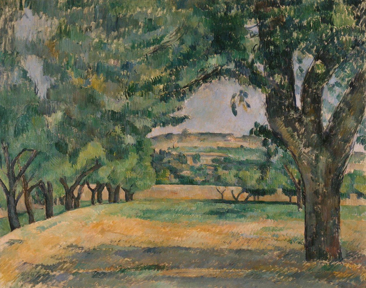 Nabolaget til Jas de Bouffan av Paul Cézanne
