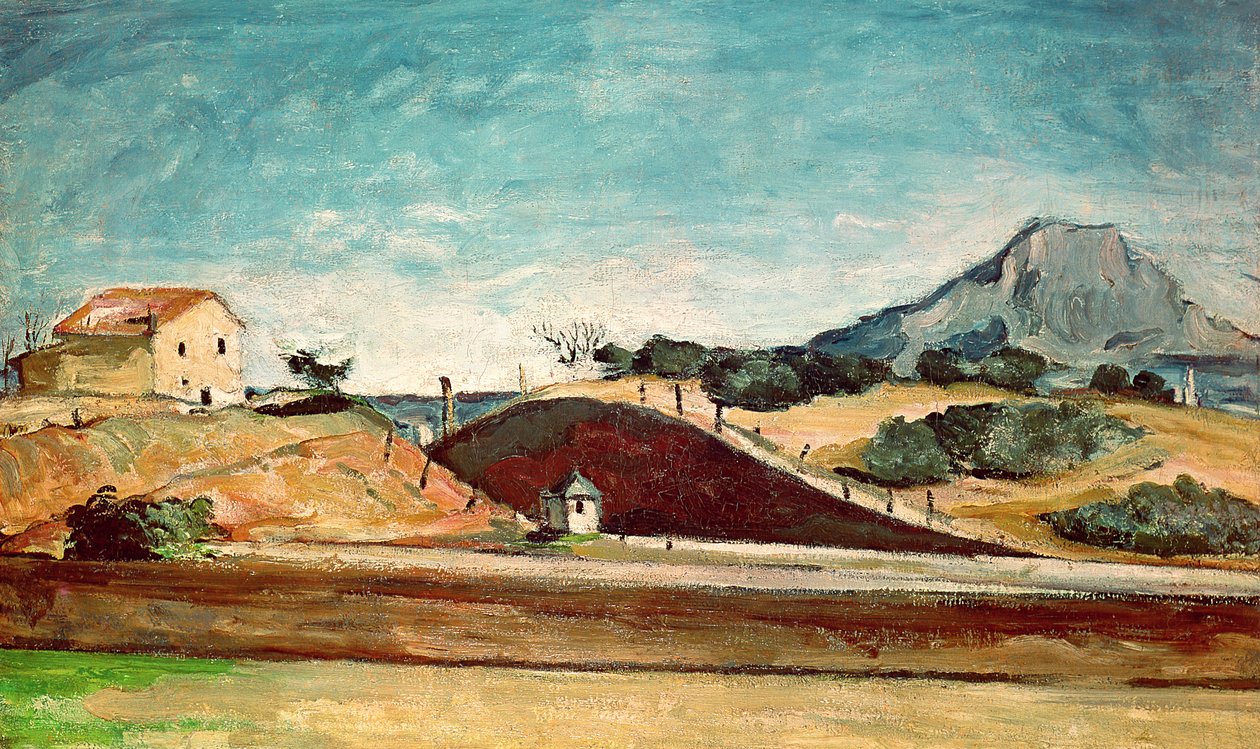 Jernbaneskjæringen, ca. 1870 av Paul Cézanne