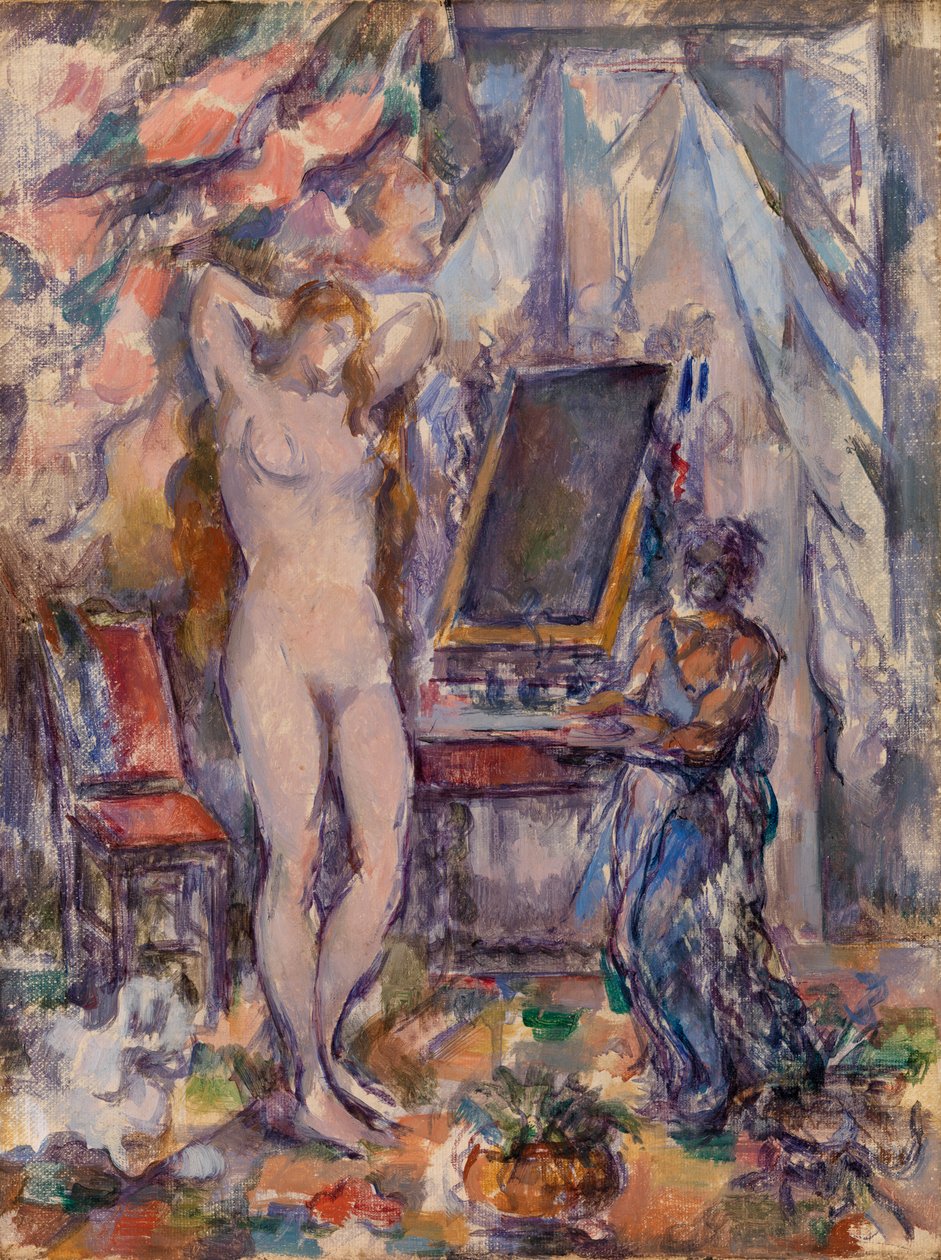 Toaletten av Paul Cézanne