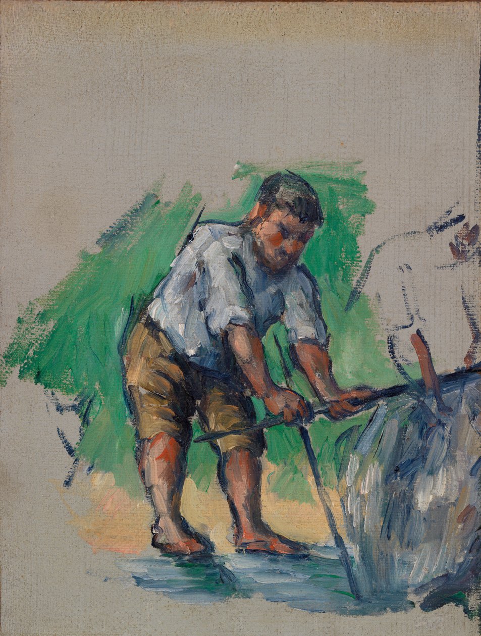 The Well Driller (Le Foreur) av Paul Cézanne