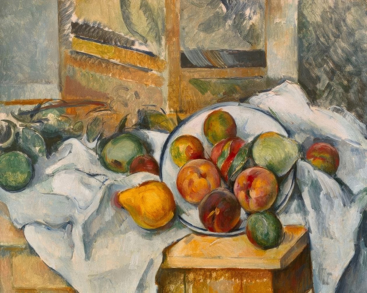 Et hjørne av bordet av Paul Cézanne
