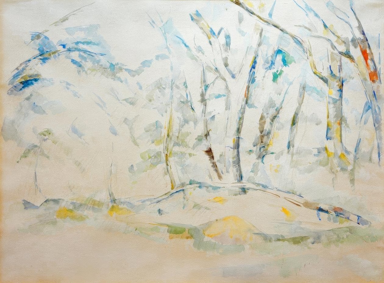 Undervekst av Paul Cézanne