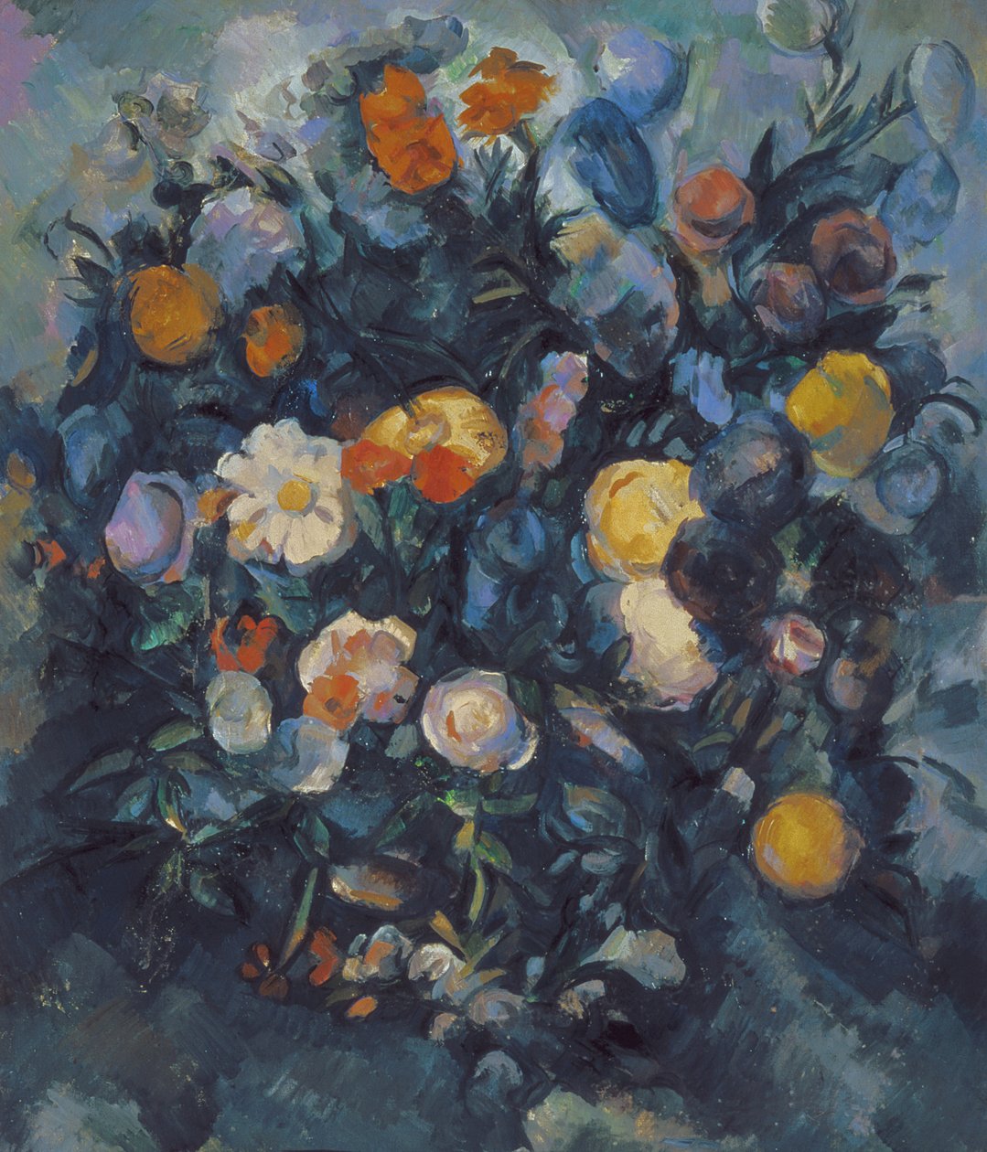 Vase med blomster, 19 av Paul Cézanne