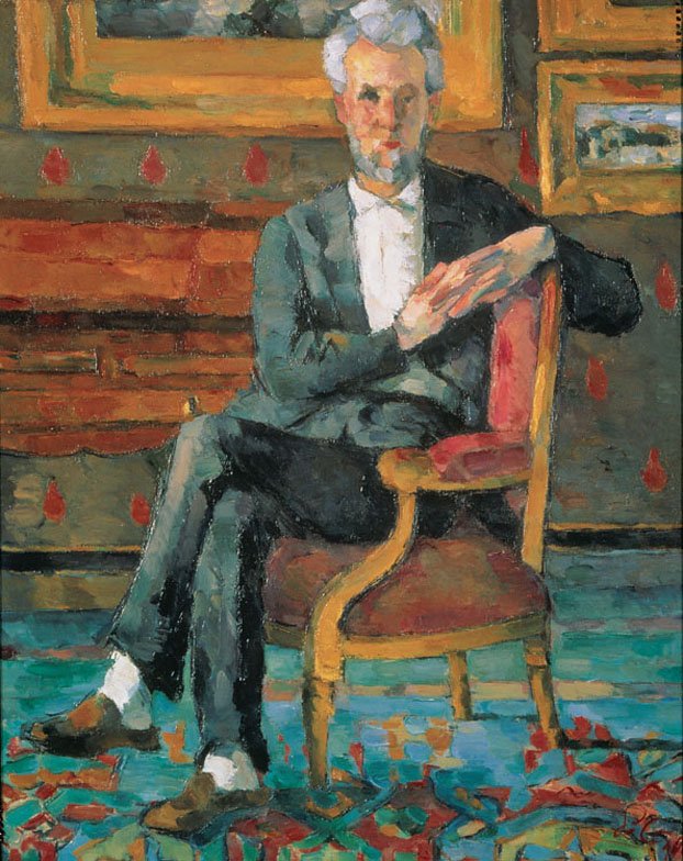 Victor Chocquet sitter av Paul Cézanne