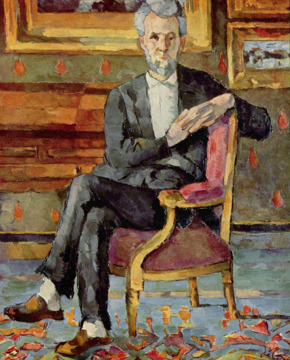 Victor Chocquet sitter av Paul Cézanne