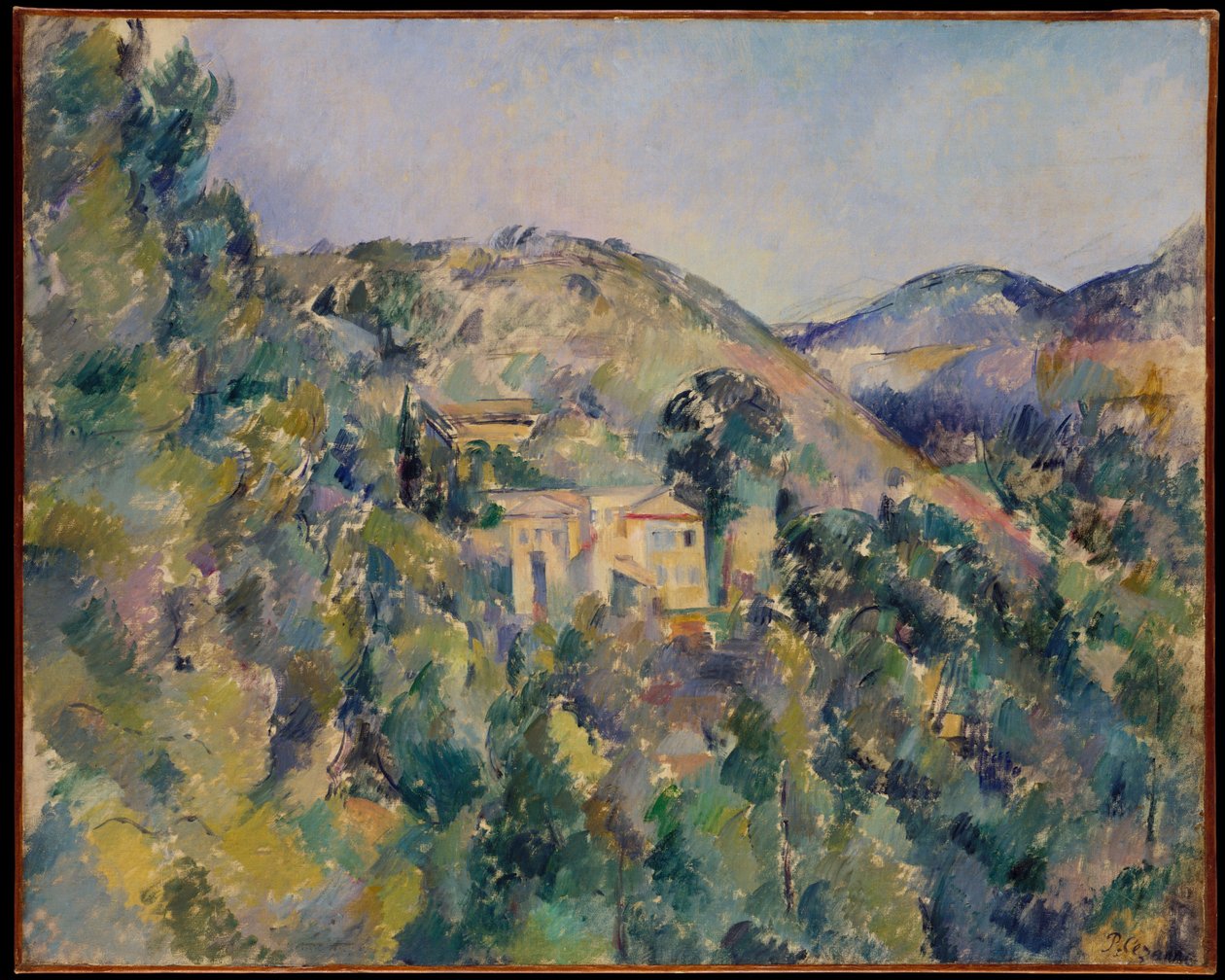 Utsikt over Domaine Saint-Joseph, slutten av 1880-tallet av Paul Cézanne