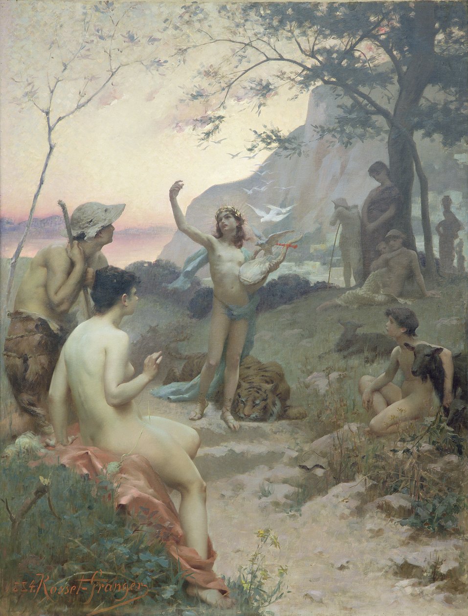 Orfeus, 1884 av Paul Edouard Rosset Granger