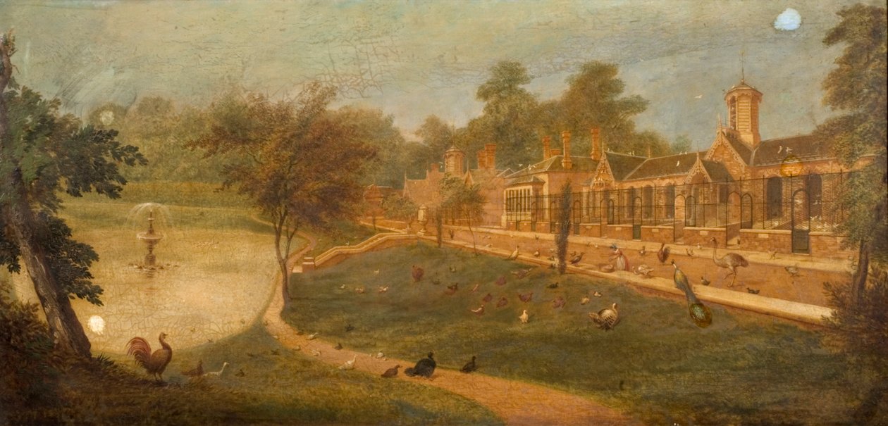 Dronning Victorias voliere, ca. 1852 av Paul Fischer