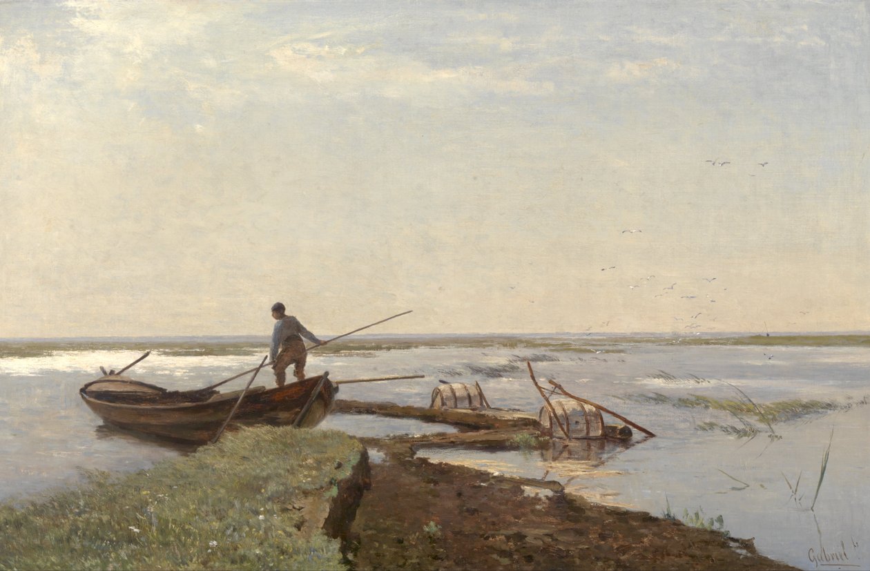 Polder landskap (i Kamperpolder) av Paul Joseph Constantin Gabriel