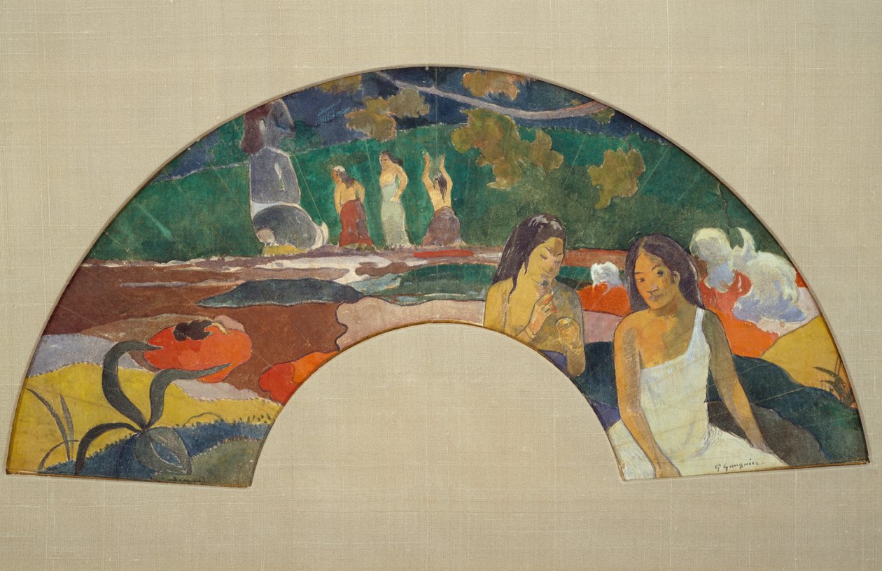 Joyousness Area II, 1894 (gouache og wc på lin) av Paul Gauguin