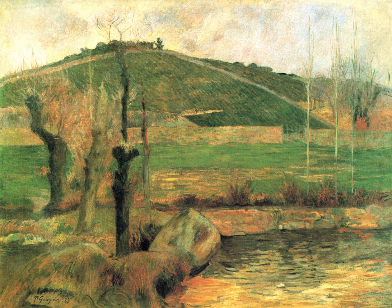 Utsikt over Sainte-Marguerite i nærheten av Pont-Aven av Paul Gauguin