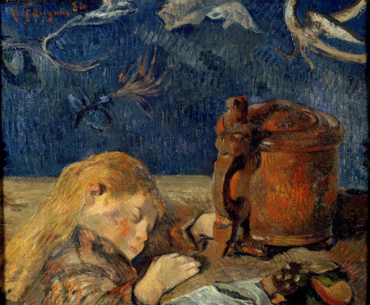 Clovis Gauguin, 1884 av Paul Gauguin