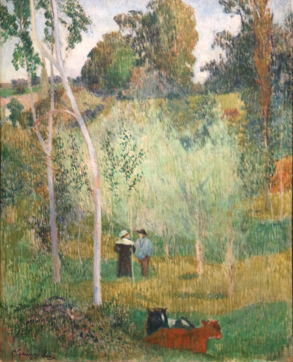 Samtale i feltene av Paul Gauguin