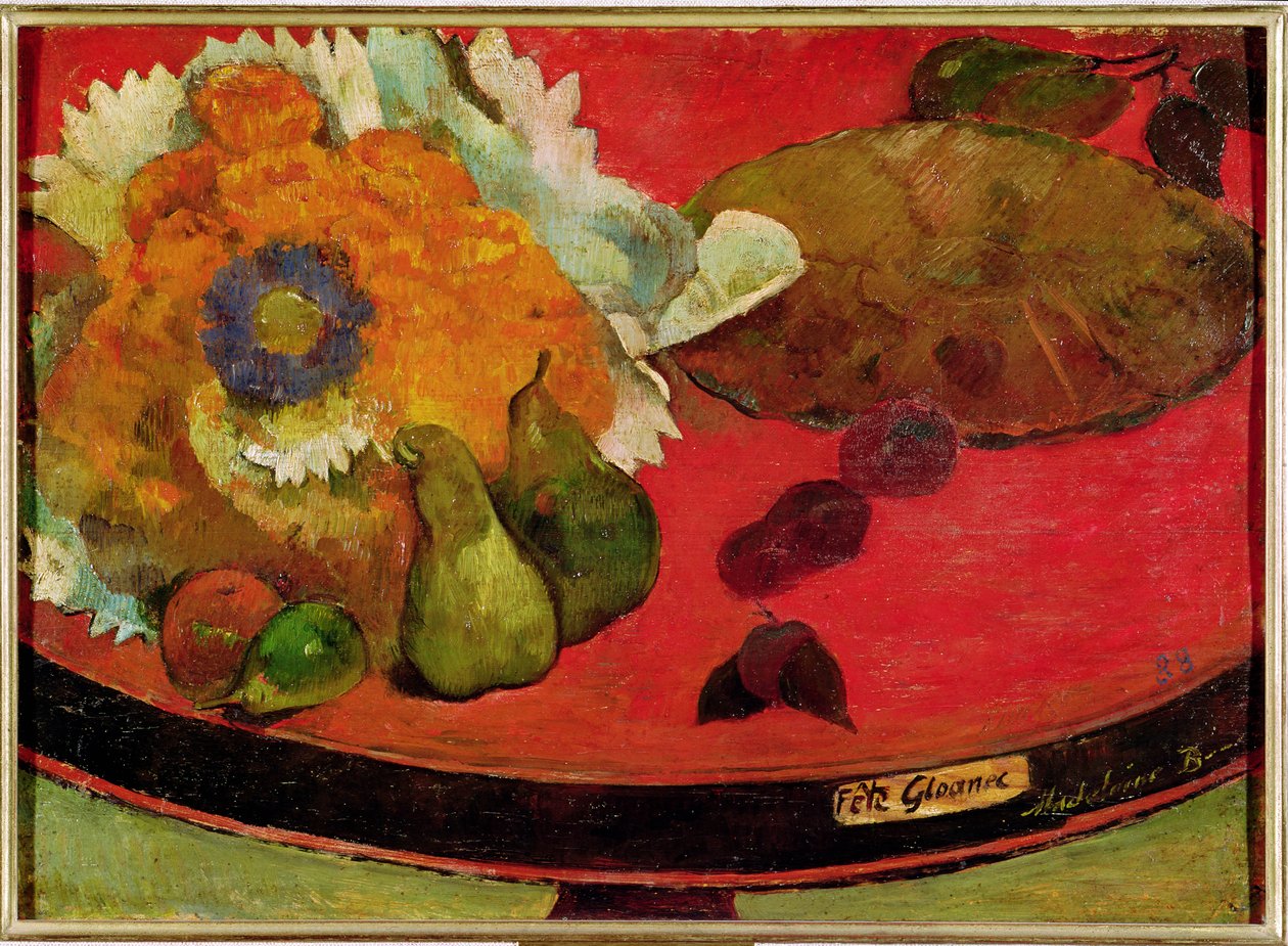 Fete Gloanec, 1888 av Paul Gauguin