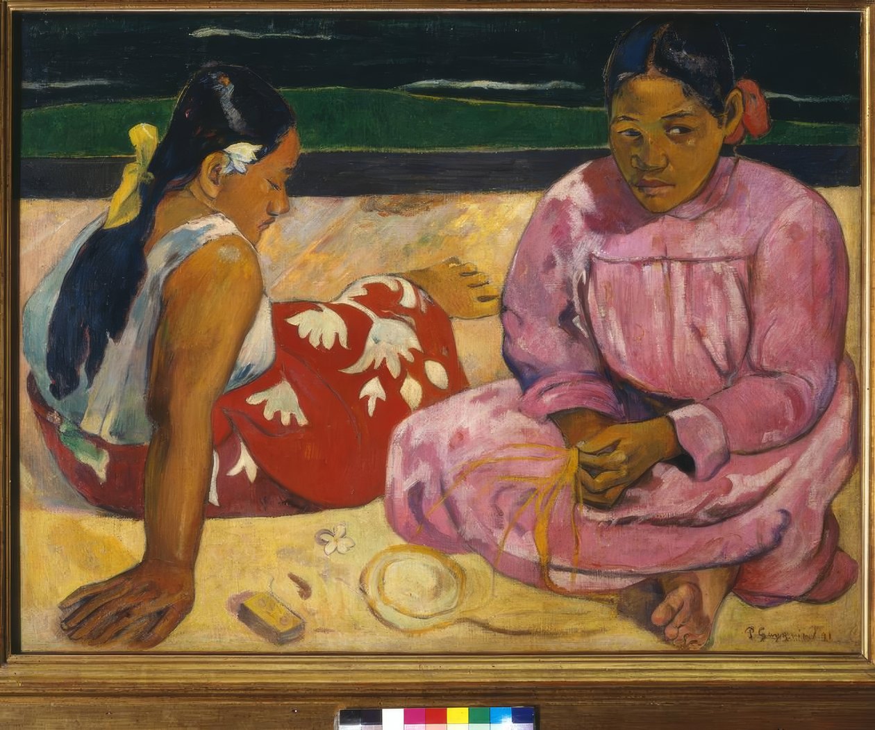 Kvinner på Tahiti av Paul Gauguin