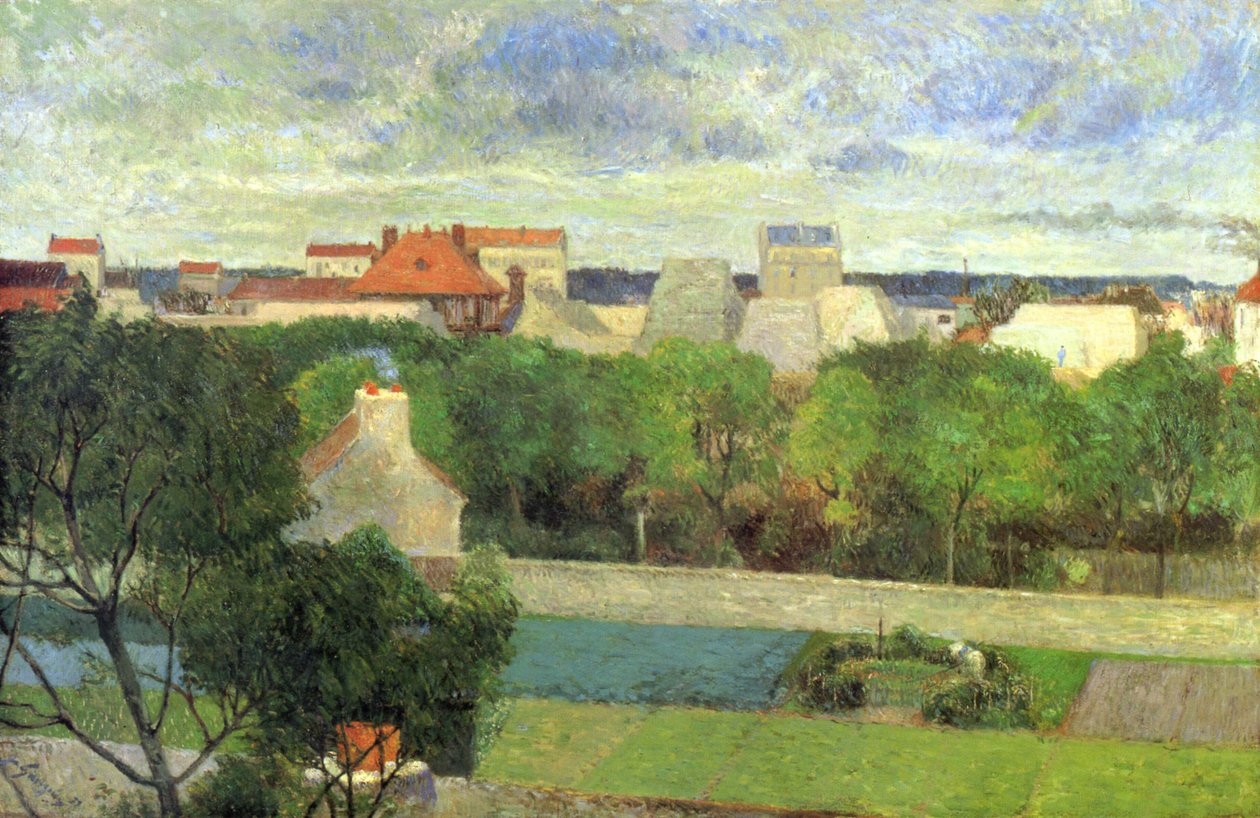 Grønnsaksbønder i Vauguirard av Paul Gauguin