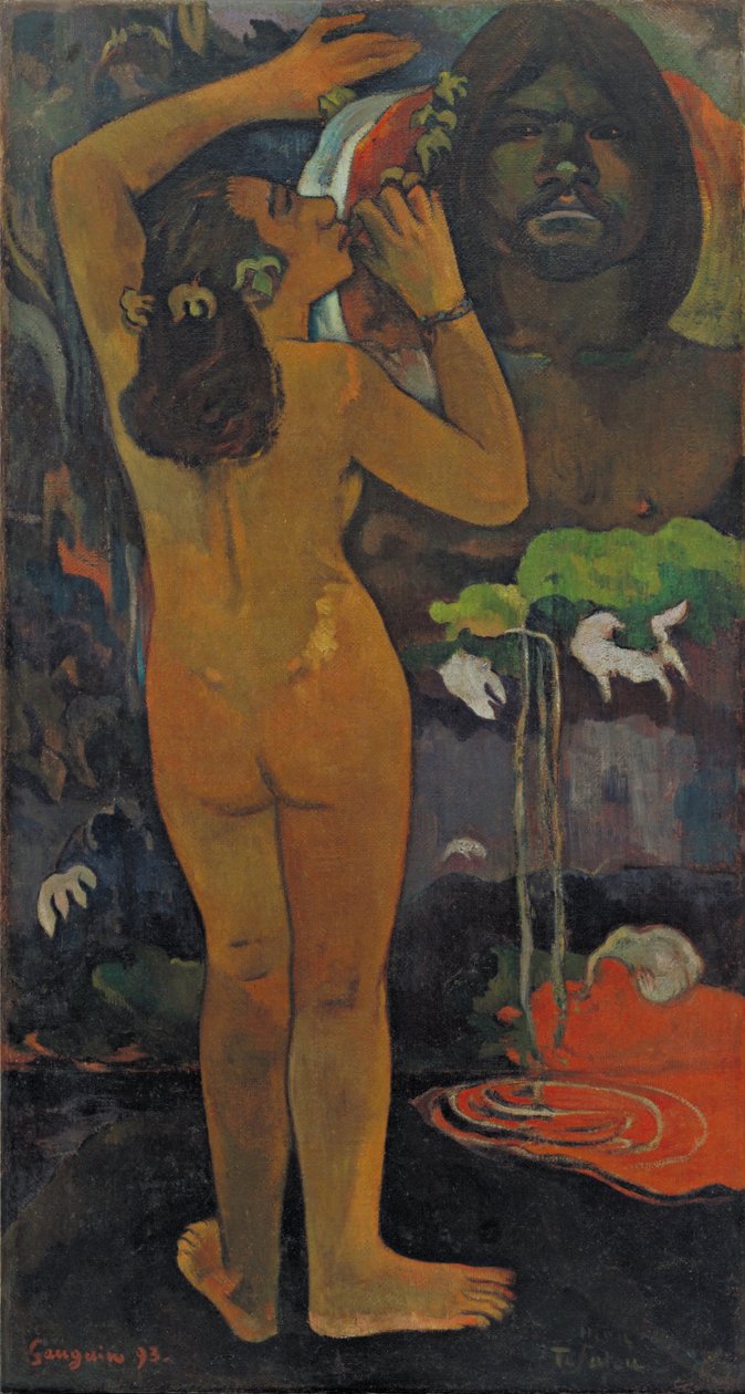 her fløt av Paul Gauguin
